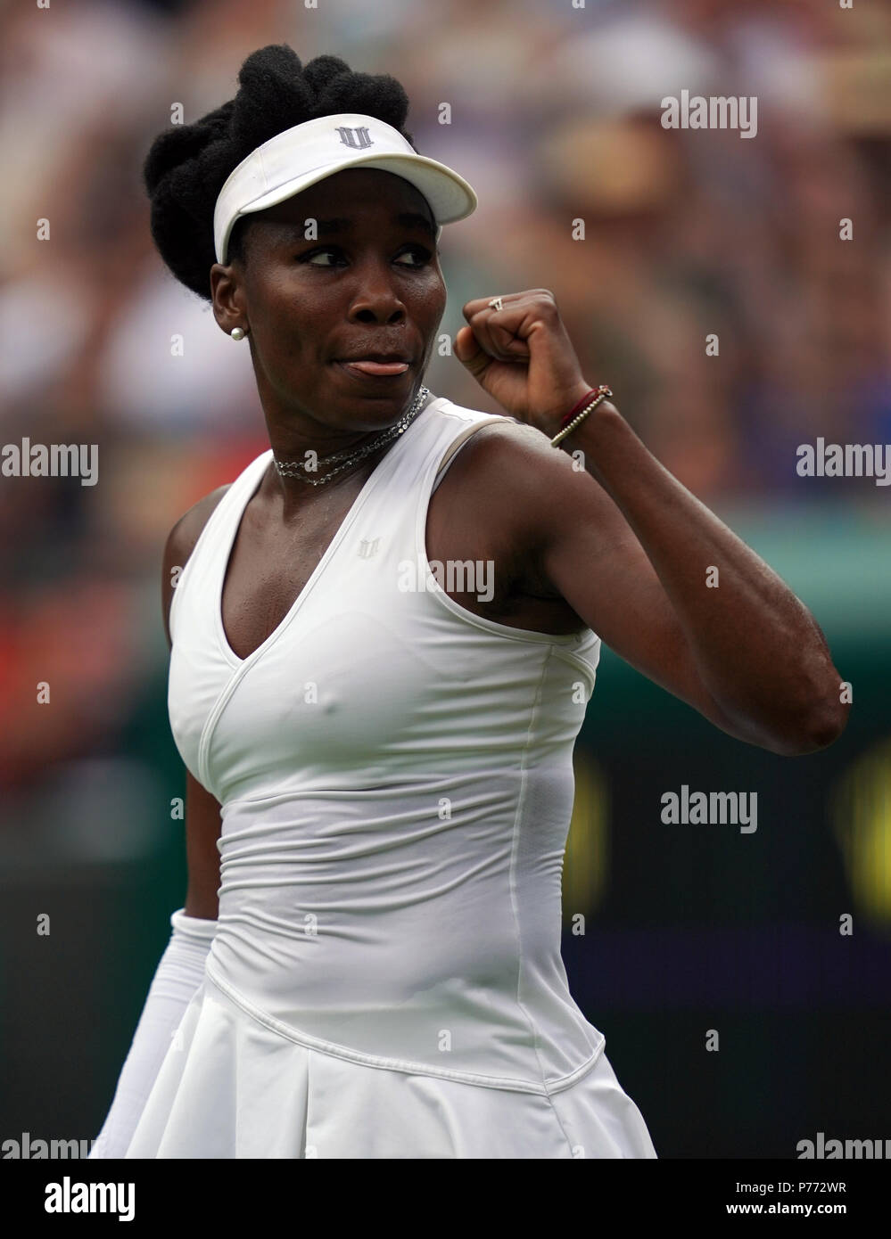 Venus Williams following victory over Alexandra Dulgheru on day three