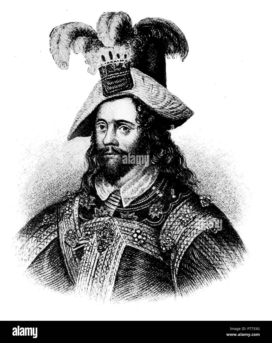 English: George Clifford, Earl of Cumberland. 1912 4 Elizabethan People - George Clifford Stock Photo