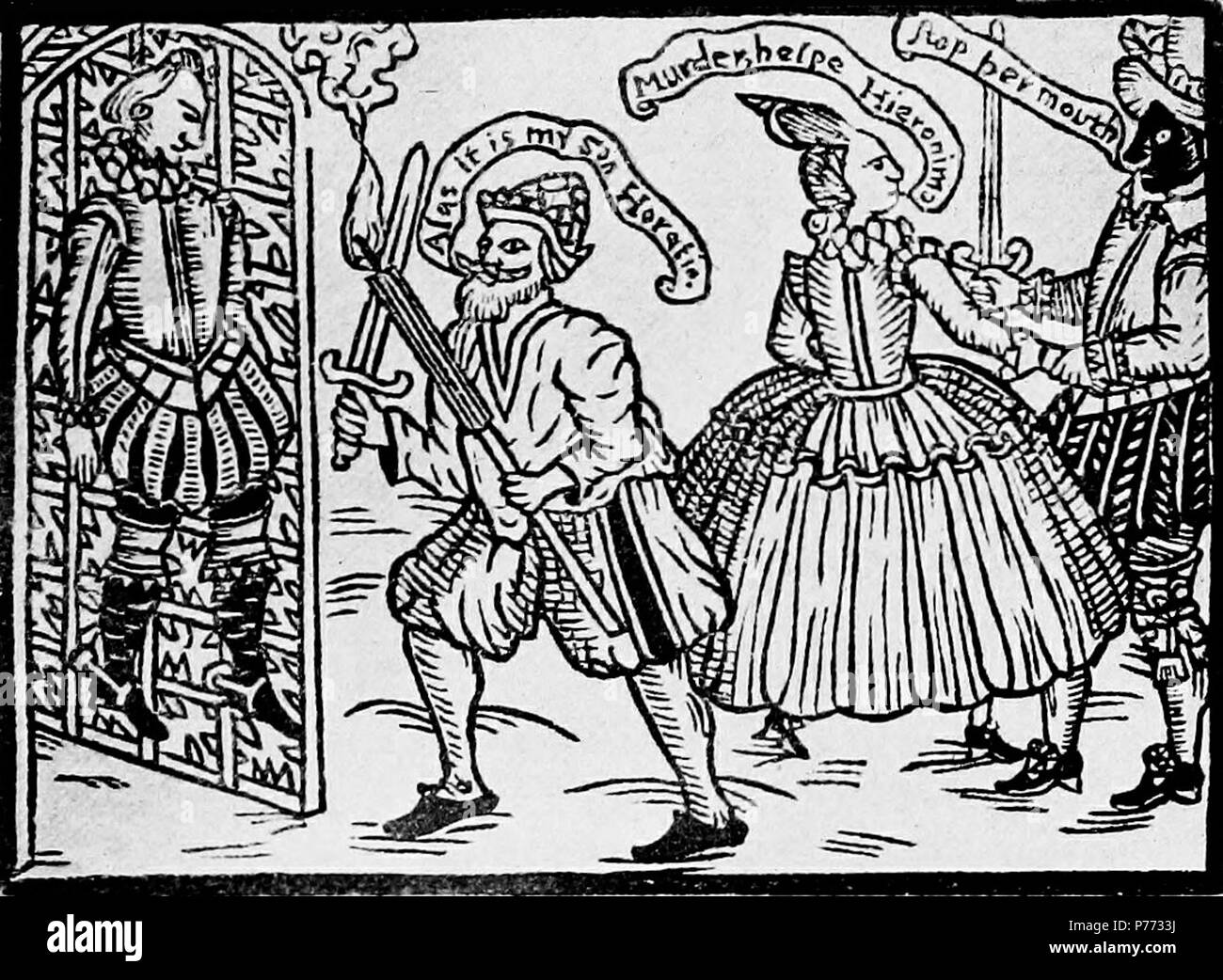 Elizabethan hose Black and White Stock Photos & Images Alamy