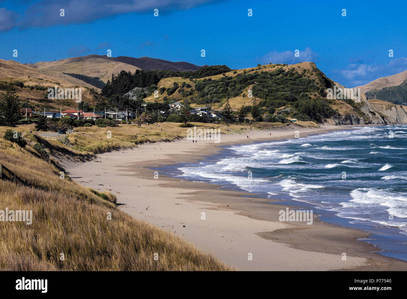 North end of Wainui Beach, Gisborne, New Zealand Stock Photo Alamy