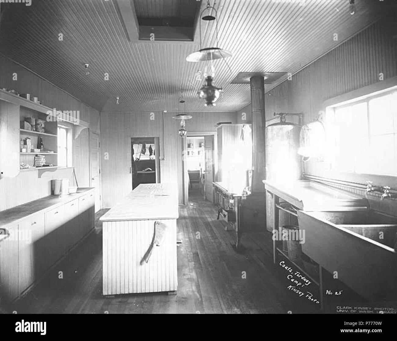 English Galley Interior Coats Fordney Camp No 1 Ca 1917
