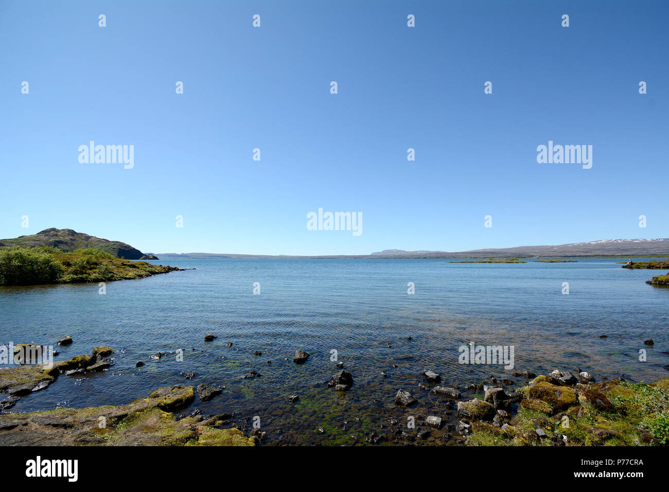 Pingvallavatn Lake in Thingvellir National Park Iceland Stock Photo