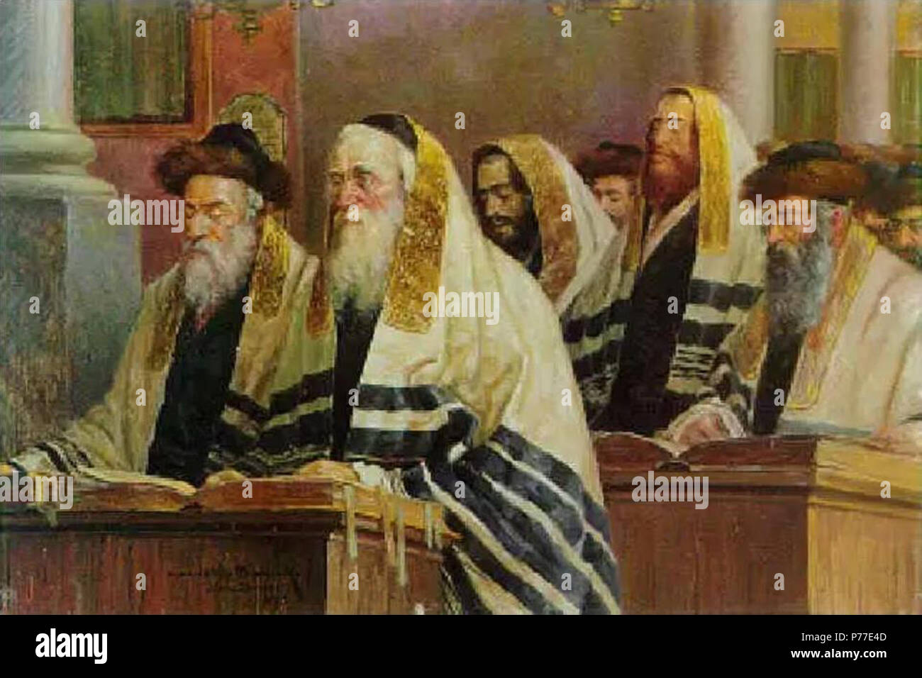 :            . 1912 43 Leonard Winterowski - Rabbiner in Stary Sambor Stock Photo