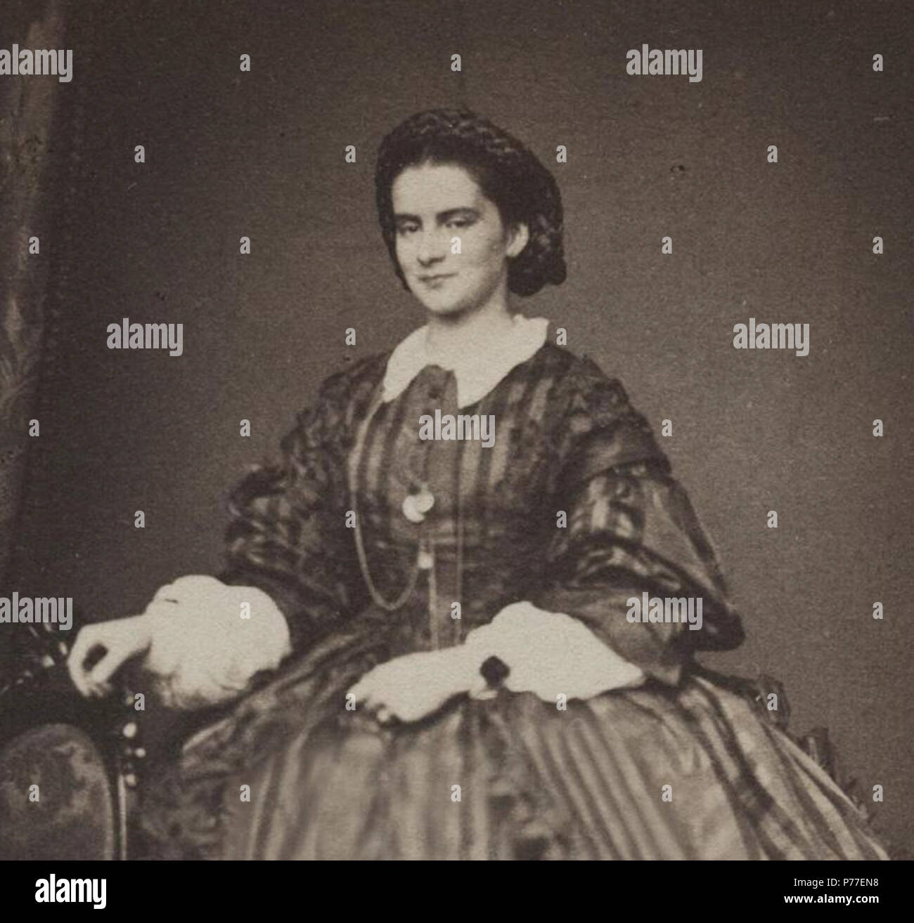 English Maria Sofia in Baviera, Queen of the Two Sicilies. circa 1865