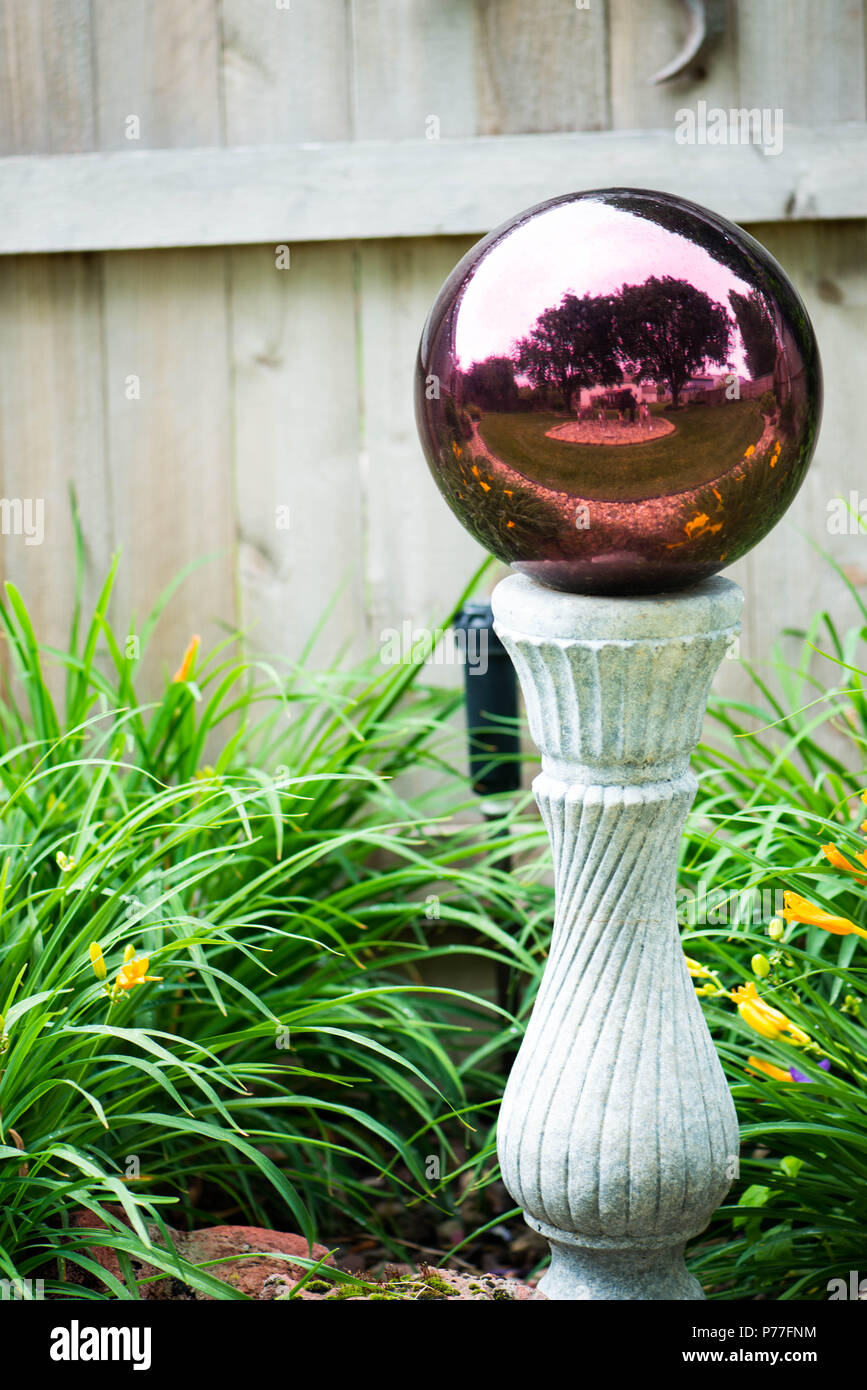 Garden gazing ball hires stock photography and images Alamy
