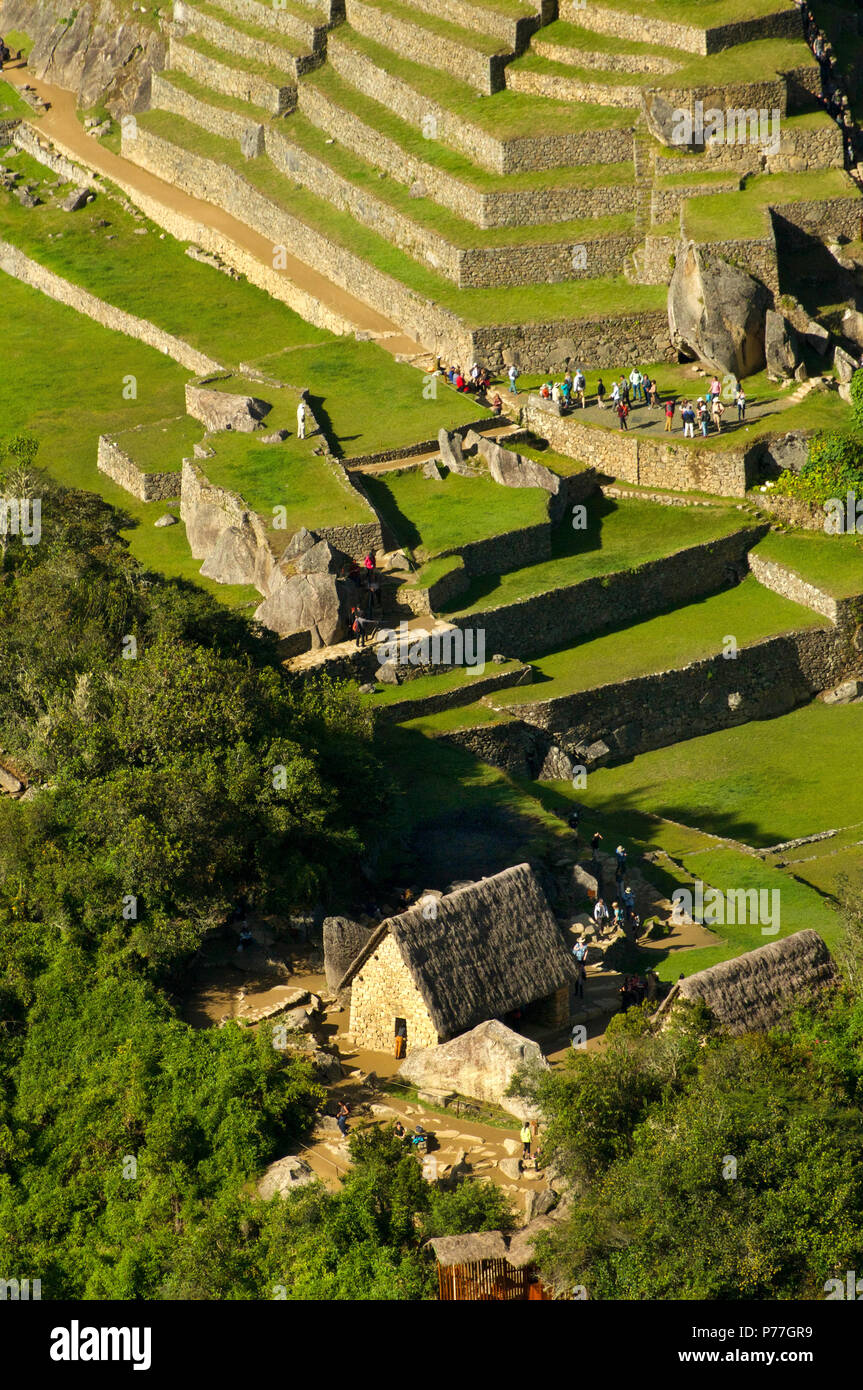 Machu picchu temple 3 windows hi-res stock photography and images - Alamy