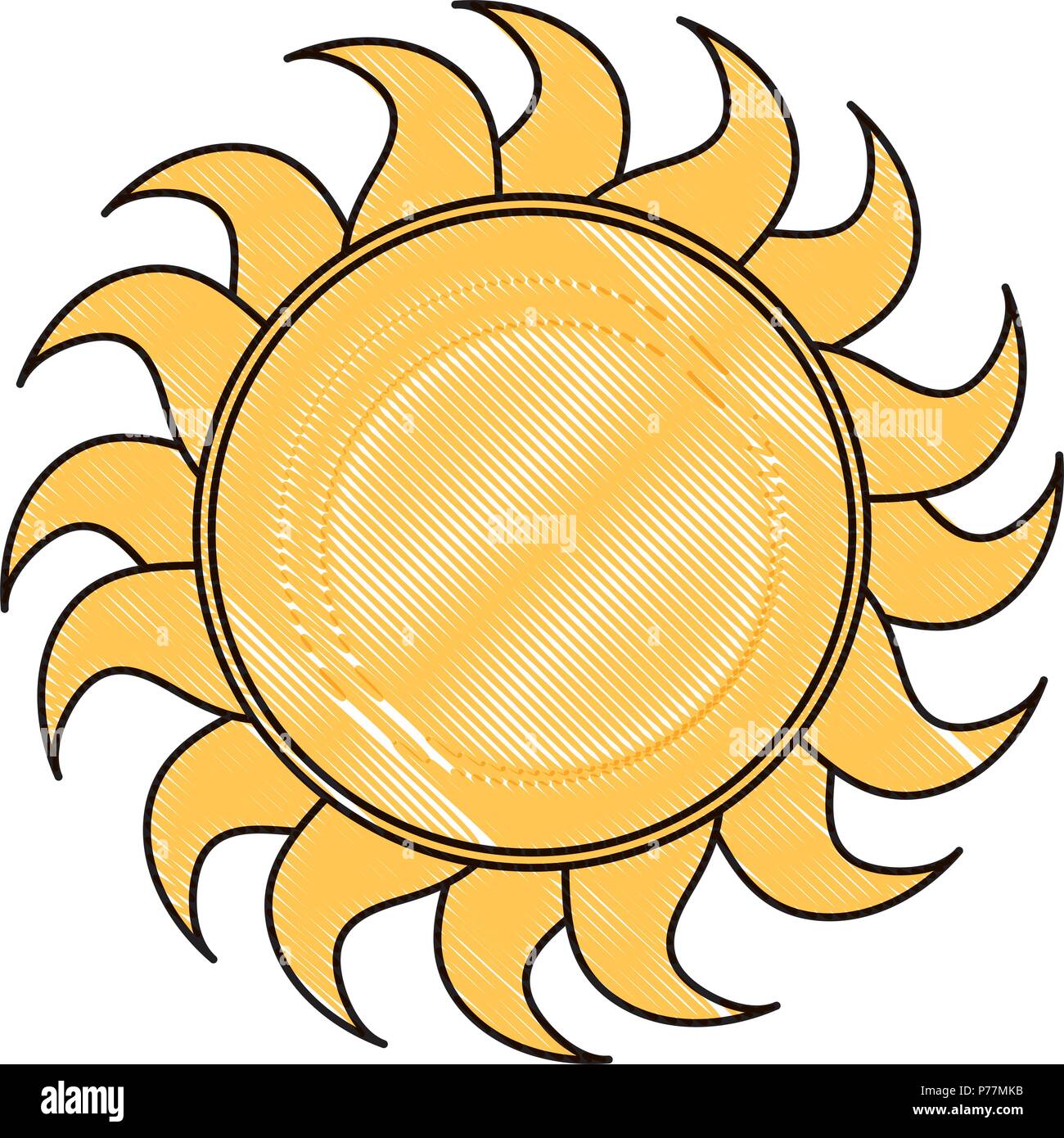 sun icon over white background, vector illustration Stock Vector Image ...