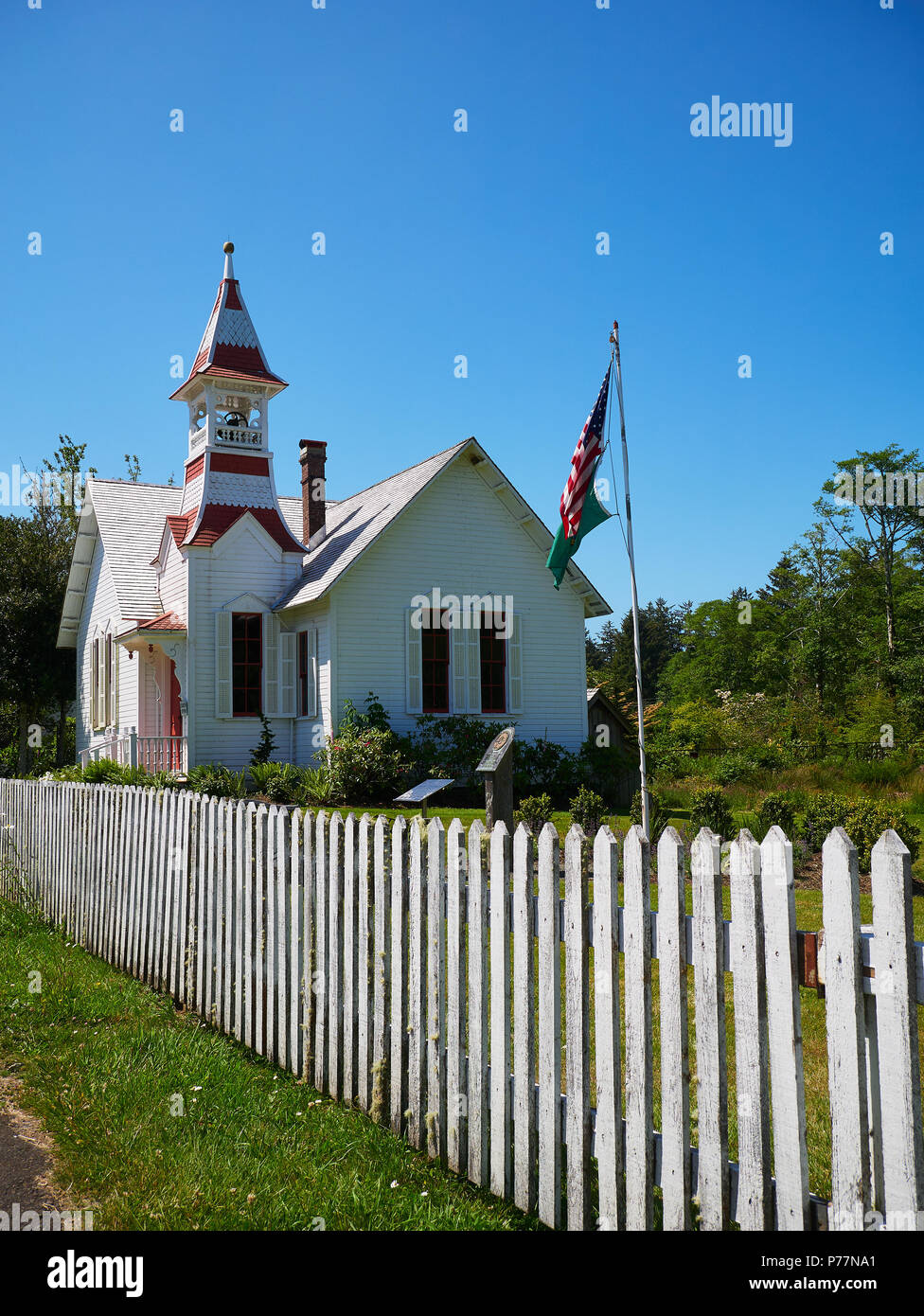 Historic Oysterville church, built in 1892, Oysterville, Willapa Harbor