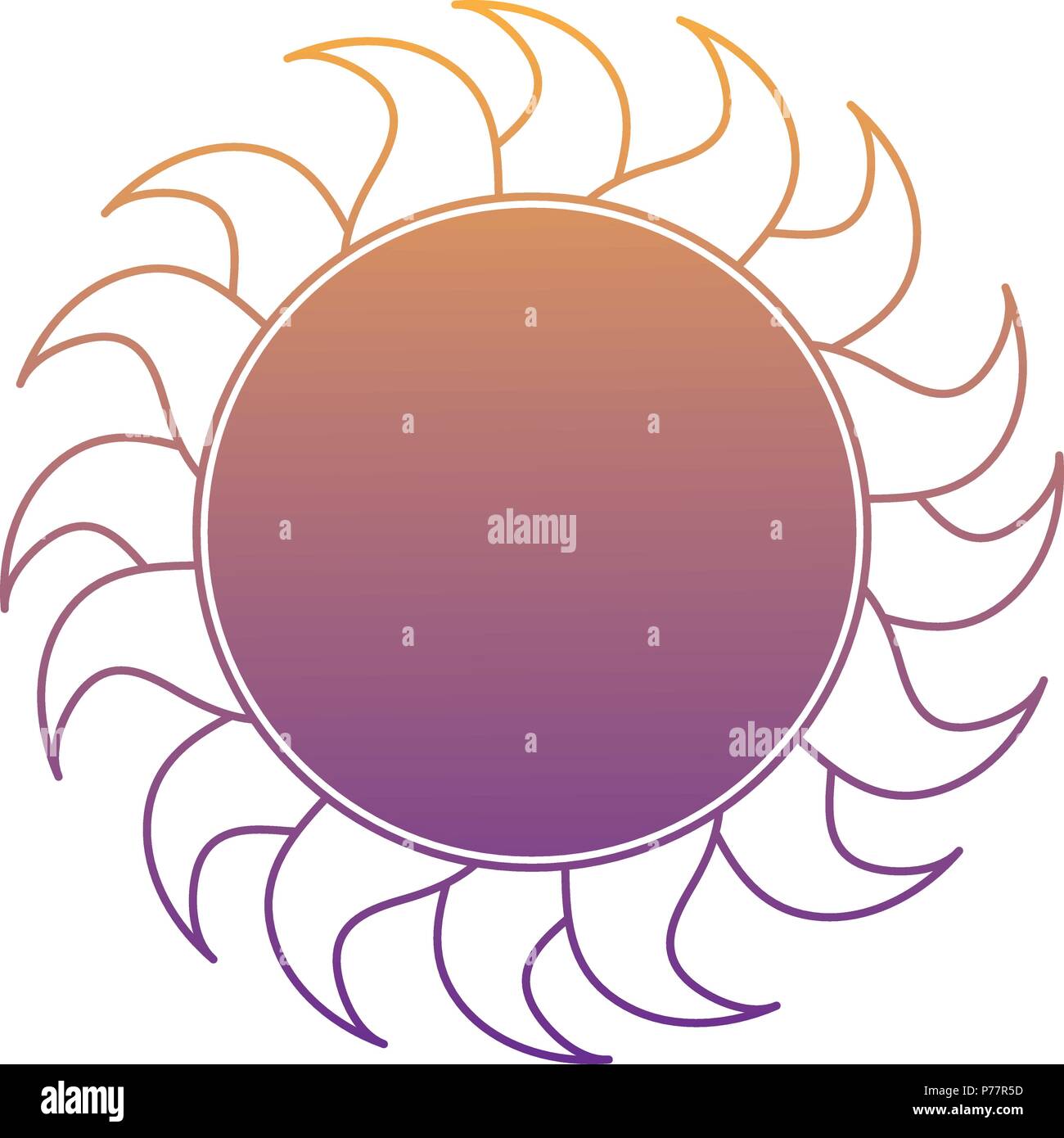 sun icon over white background, vector illustration Stock Vector Image ...