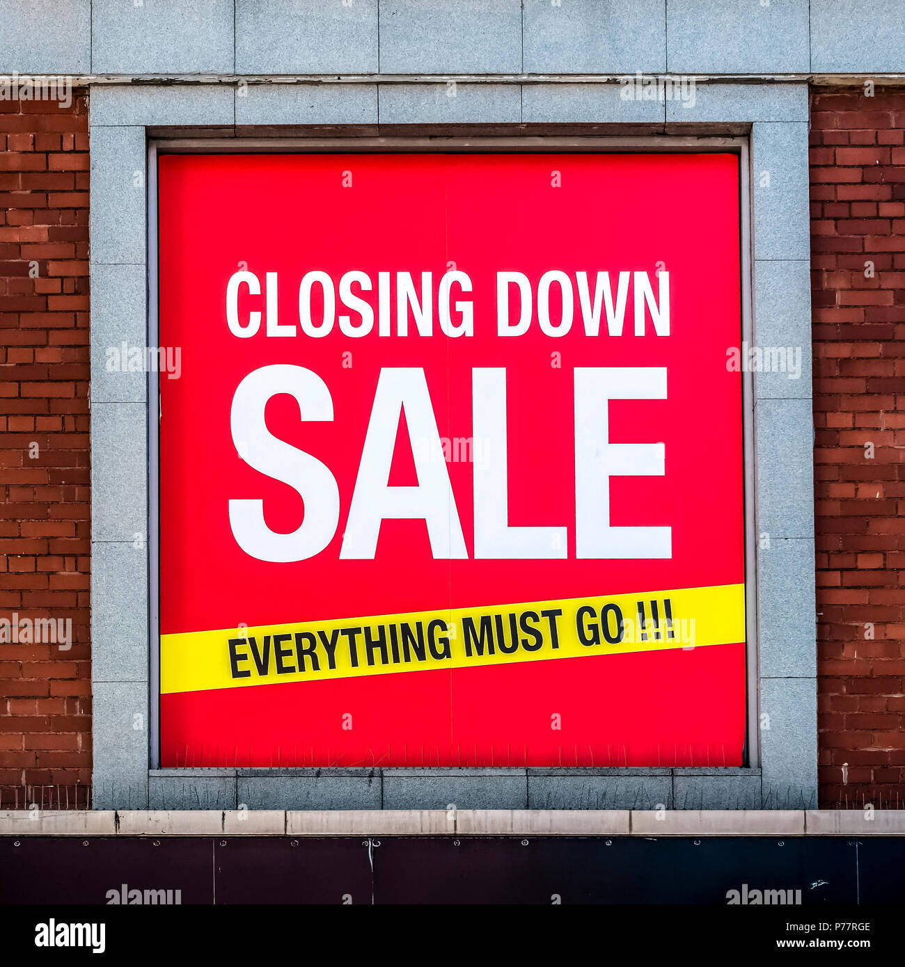 Store Closing Down Sale Sign Board Everything Must Go My XXX Hot Girl