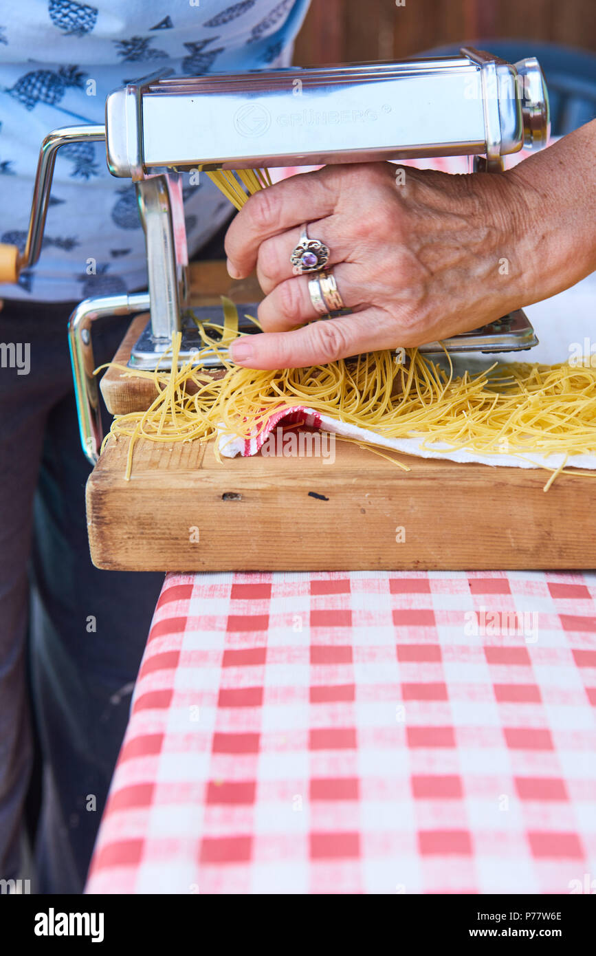 fresh homemade pasta Stock Photo Alamy