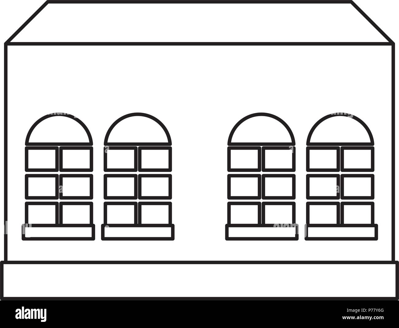 city building icon over white background, vector illustration Stock ...