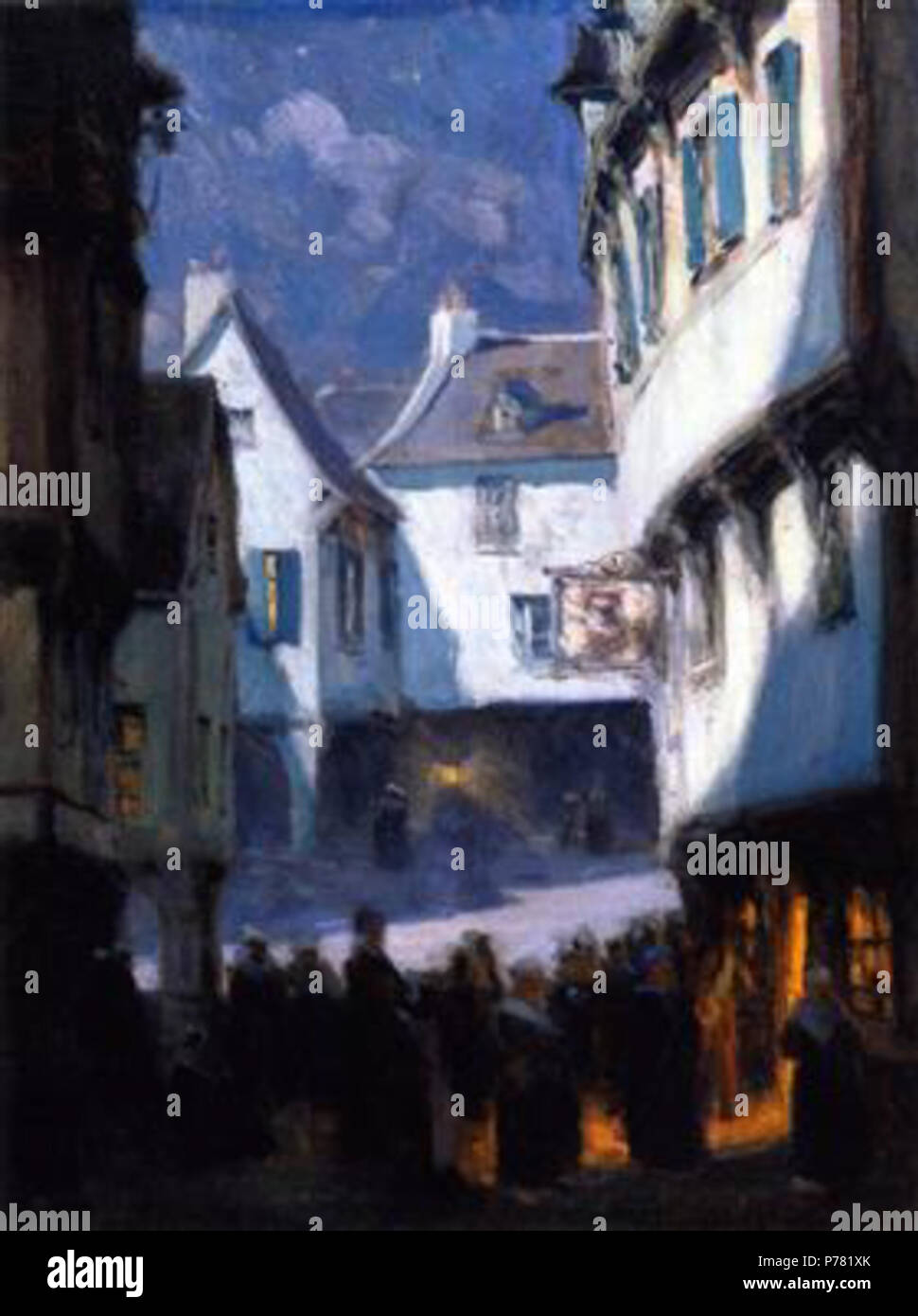 Work by Clarence Gagnon . before 1942 14 Gagnon streetmonlightmont