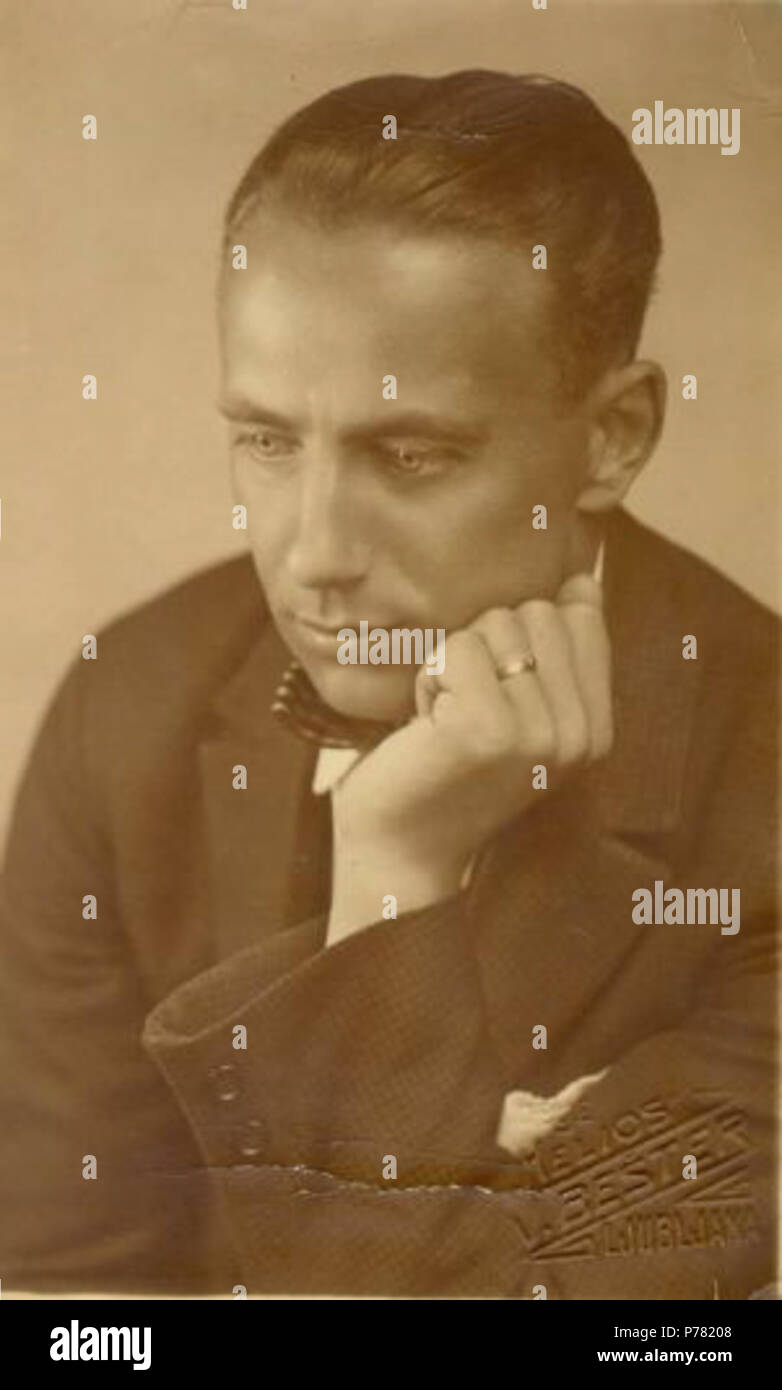 Anton Gaspari (1893-), Slovene poet. 1920s 14 Anton Gaspari Stock Photo