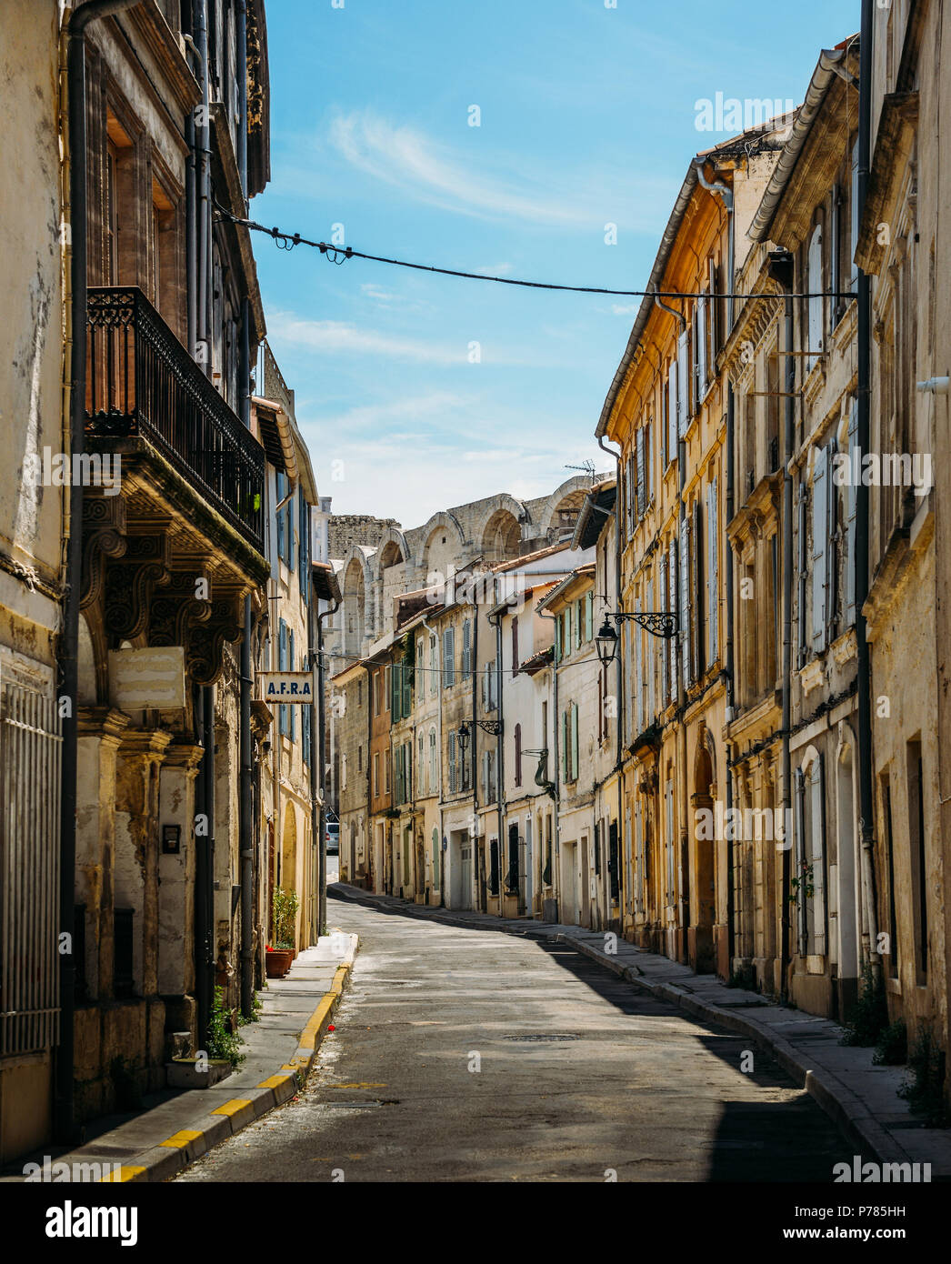 geography / travel, France, Arles, Rue du Refuge, La Maison Jaune,  Additional-Rights-Clearance-Info-Not-Available Stock Photo - Alamy