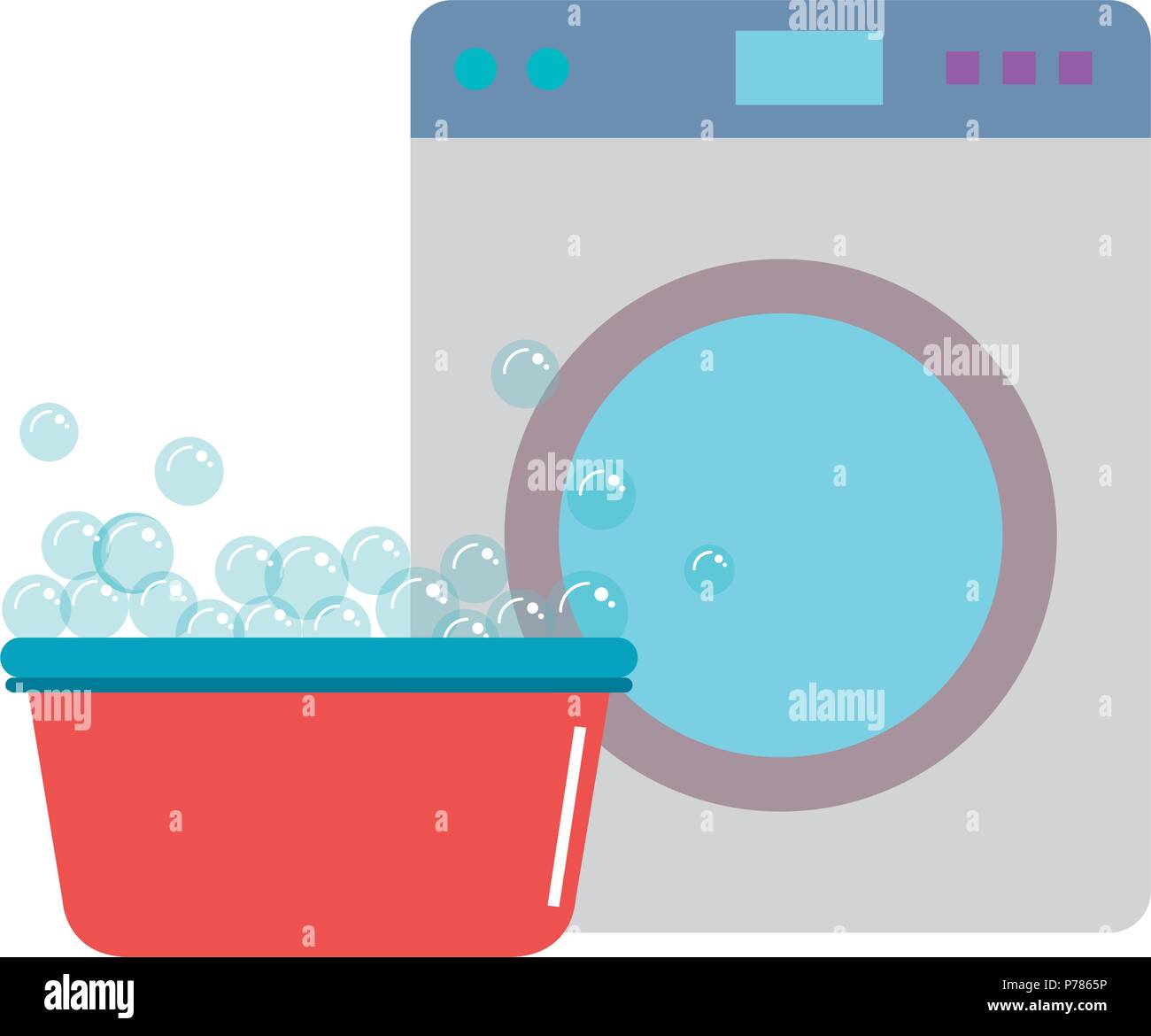 wash machine laundry service Stock Vector Image & Art Alamy