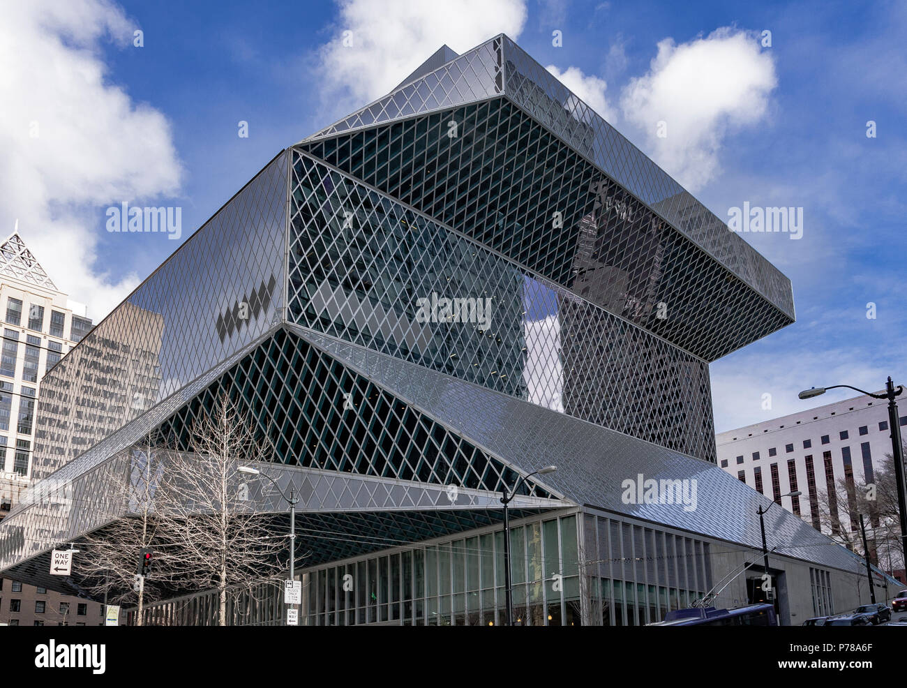 Seattle Central Library , the flagship library of The Seattle Public