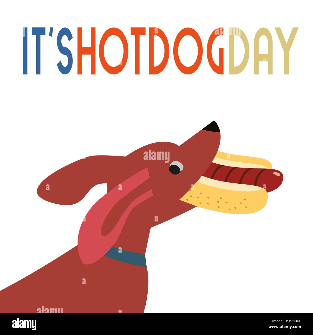 Hot dog concept- Stock Vector