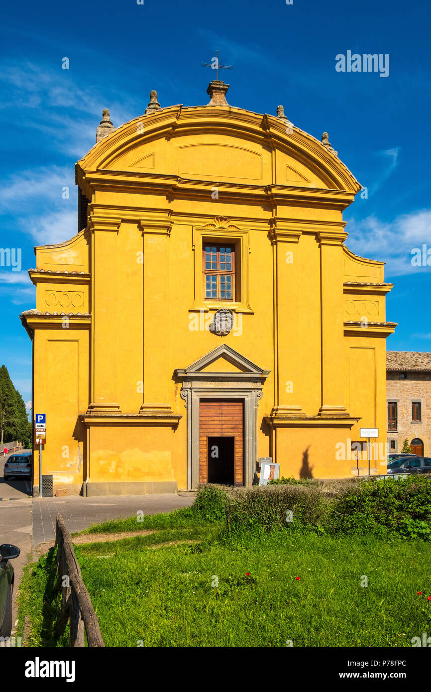 Bagnoregio, Lazio / Italy 2018/05/26 Former St. Bonaventure Church