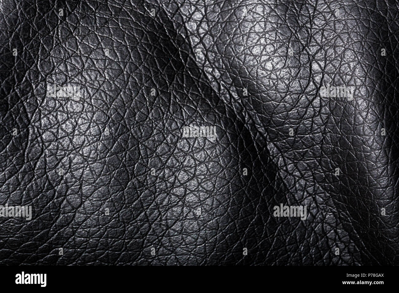 Wave forms of dark fabric texture Stock Photo