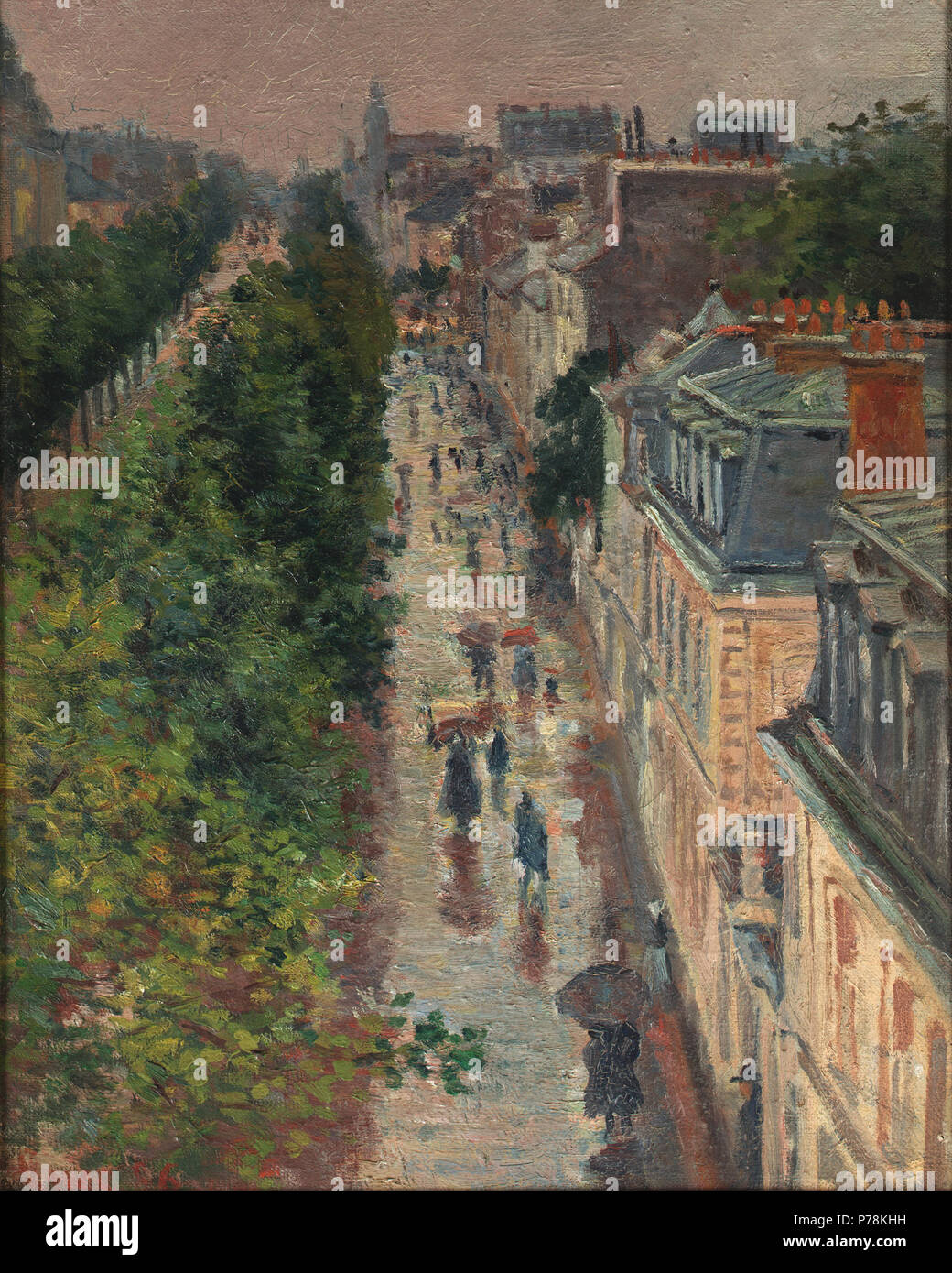42 Maximilien Luce Scène de Rue à Paris 1896 Stock Photo