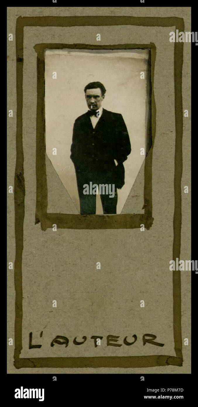 Français : Photo de Maurice Marchand, acteur dans l'acte I de son opérette 'Oh Ys' . 1924 45 Oh Ys Maurice Marchand Stock Photo