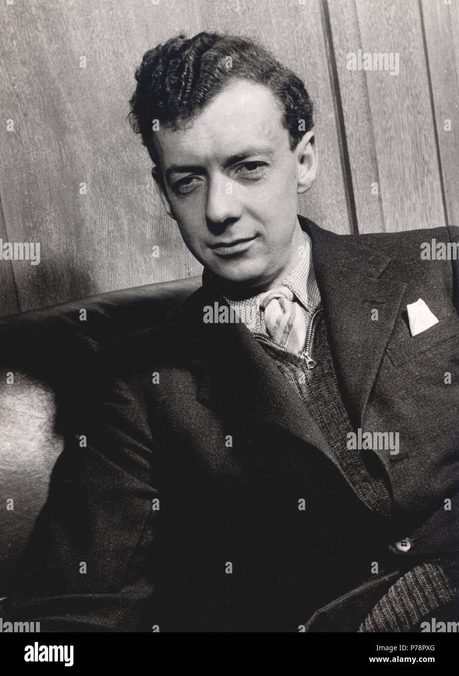 Edward Benjamin Britten (1913-1976), compositor inglés. Stock Photo