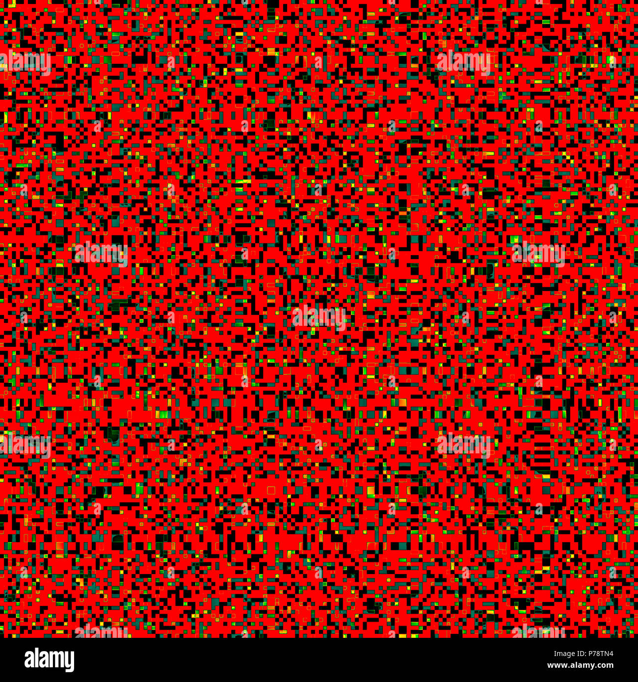 digital pixels red and black Stock Photo Alamy