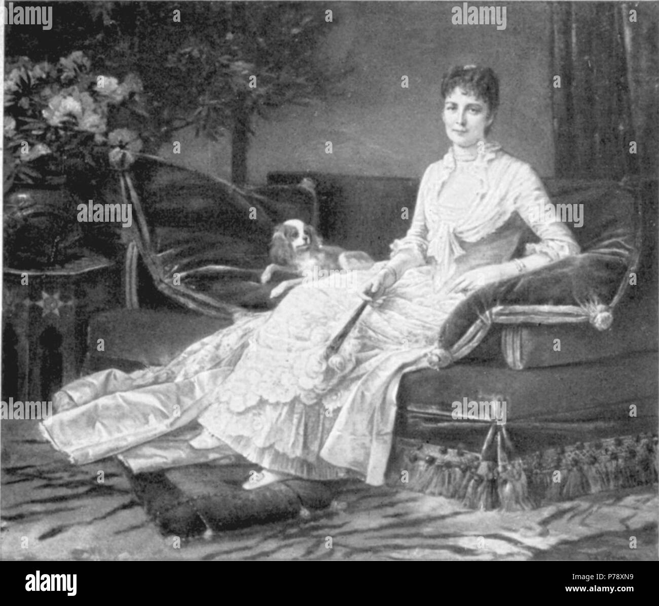 . 'Freifrau von Cramer-Klett'  circa 1890 20 FAvonKaulbachFreijrau vonCarmer-Klett Stock Photo