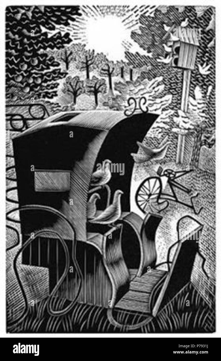 Work by Eric Ravilious . before 1942 49 Ravilious - the-h Stock Photo ...