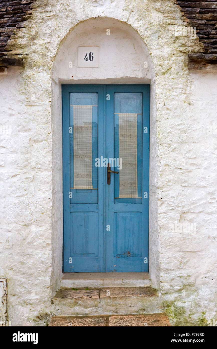 Blue door Stock Photo