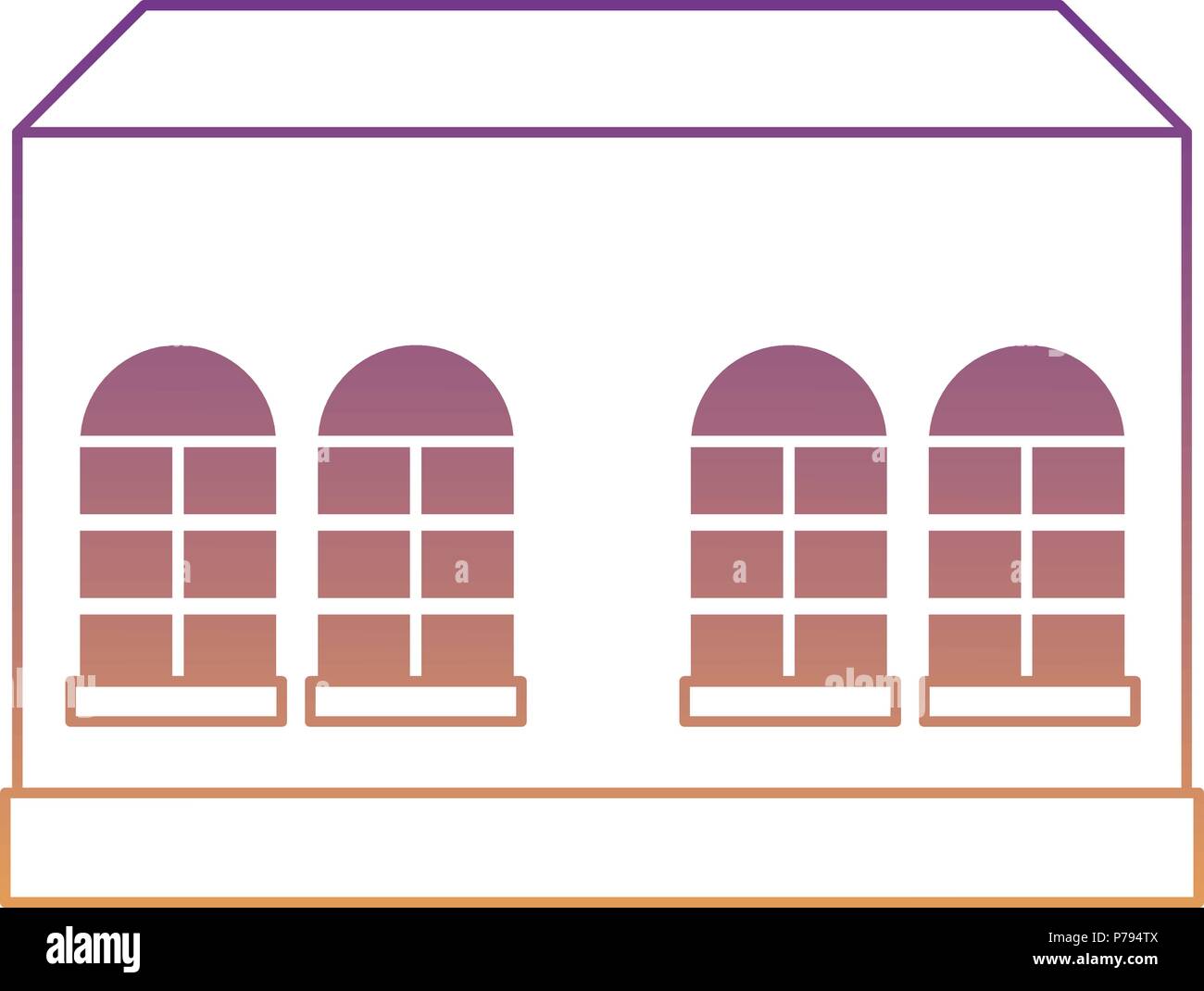 city building icon over white background, vector illustration Stock ...