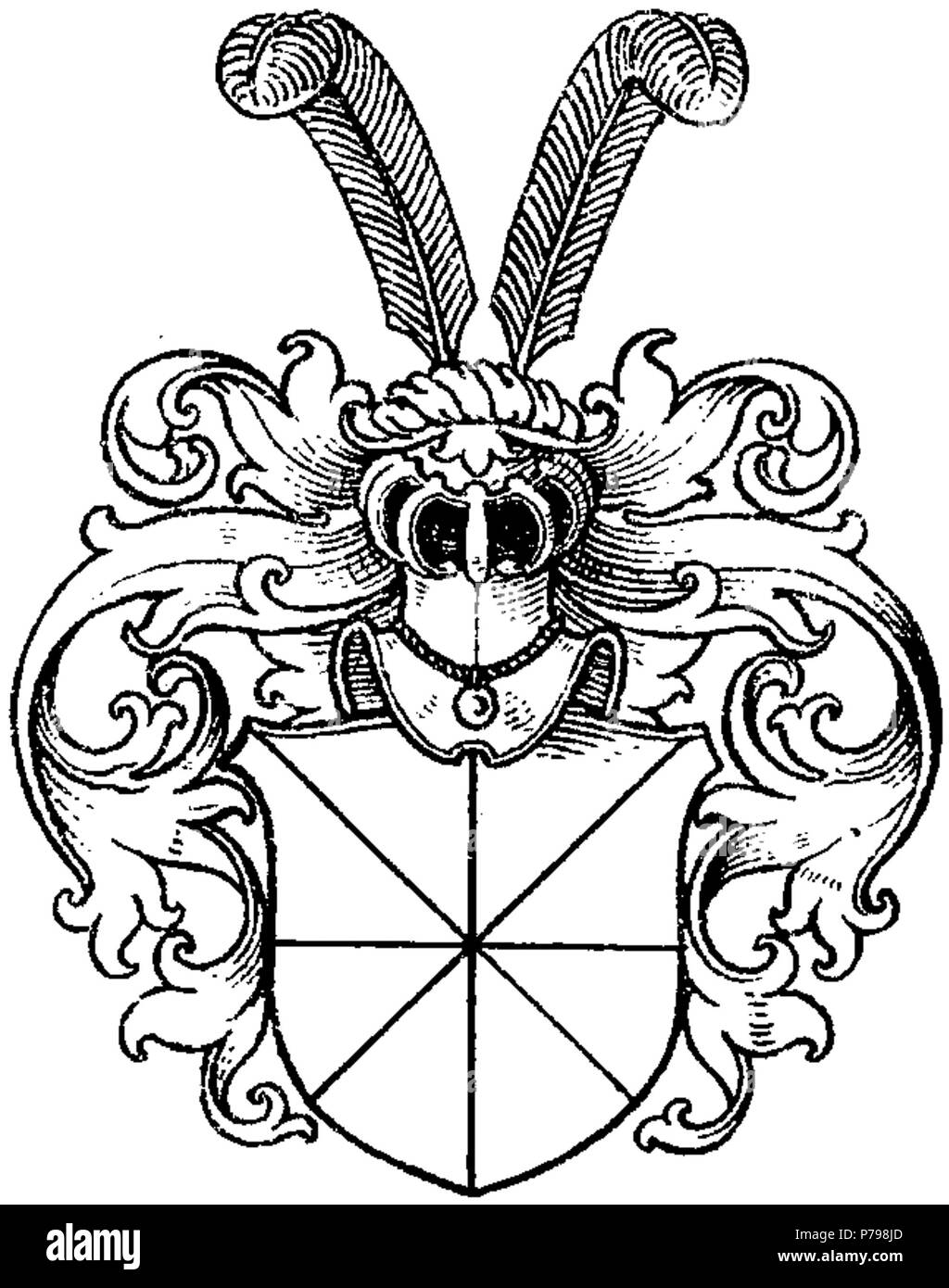 11 Bernefuer-Wappen Stock Photo