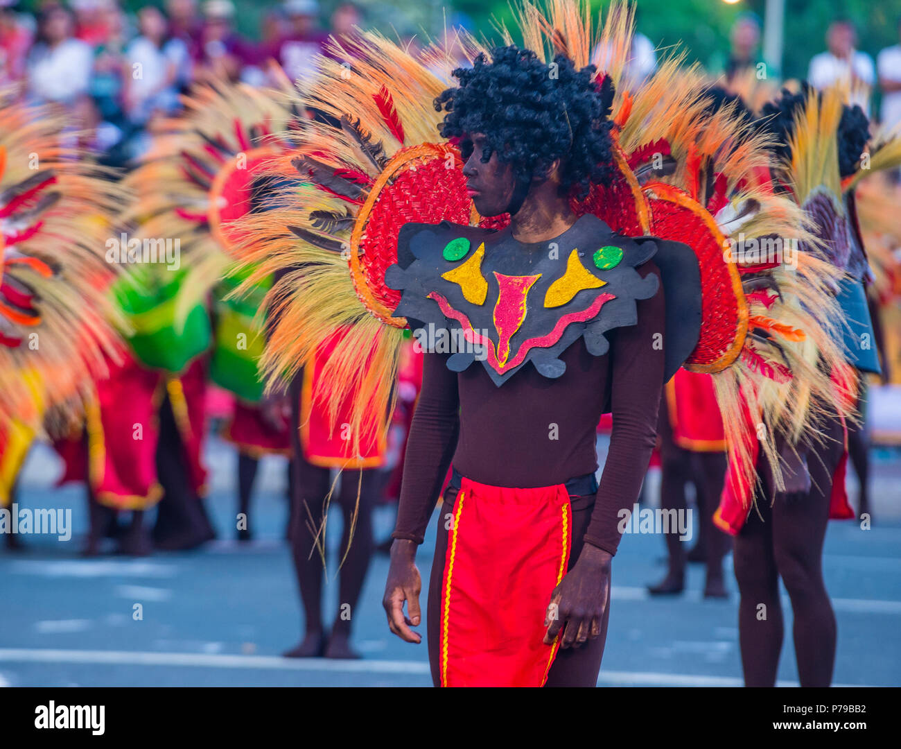 Participants in the Aliwan fiesta in Manila Philippines Stock Photo - Alamy