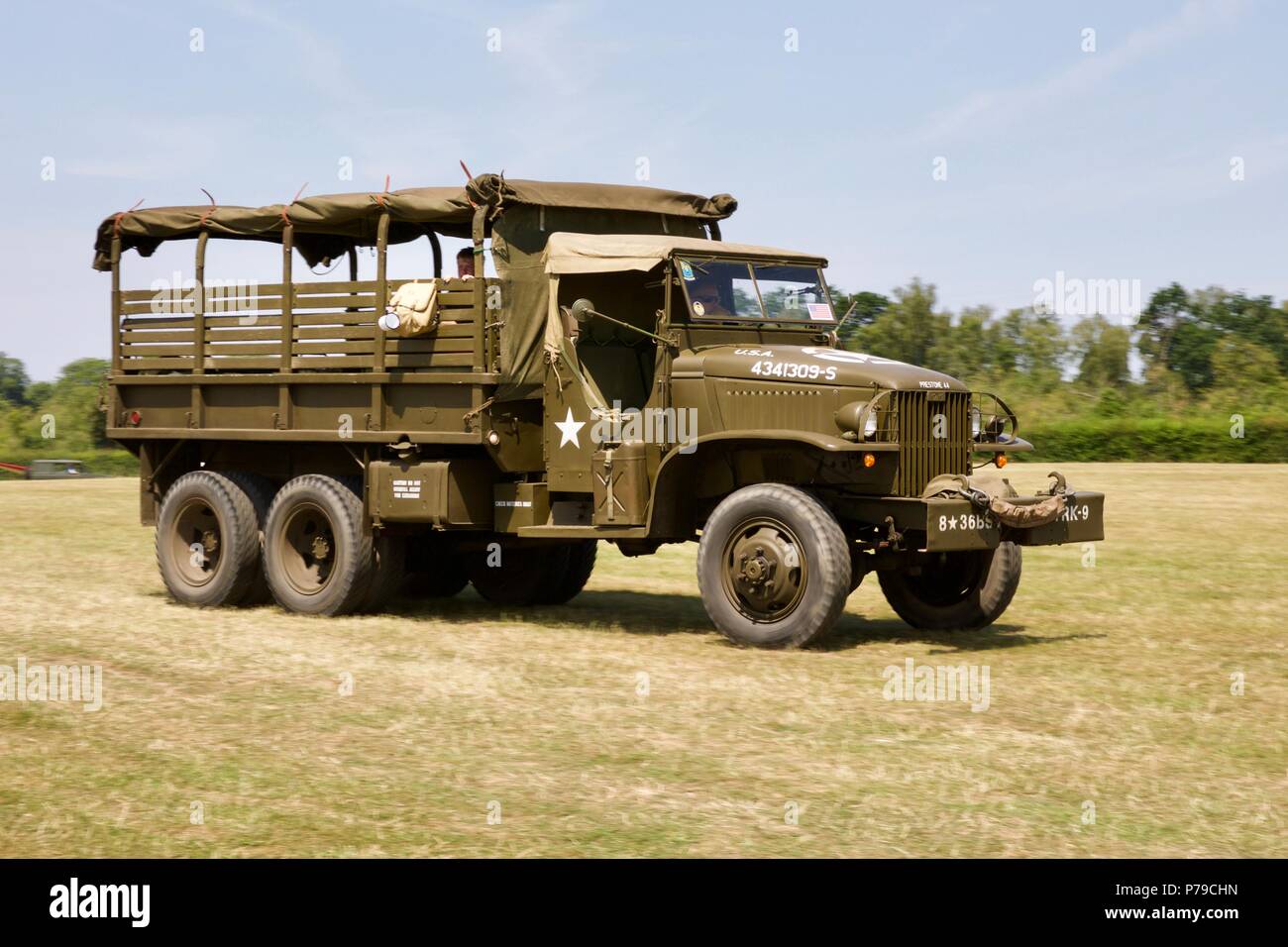 World War 2 U.S Army GMC Prestone-44 cargo truck Stock Photo - Alamy