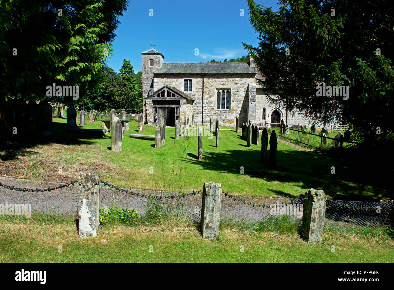 St Gregory's Minster, Kirkdale, near Kirkbymoorside, North Yorkshire, England UK Stock Photo