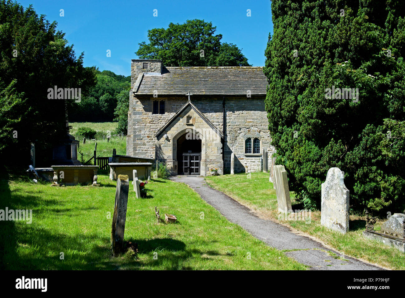 St Hilda's Church, Ellerburn, near Thornton-le-Dale, North yorkshire, England UK Stock Photo