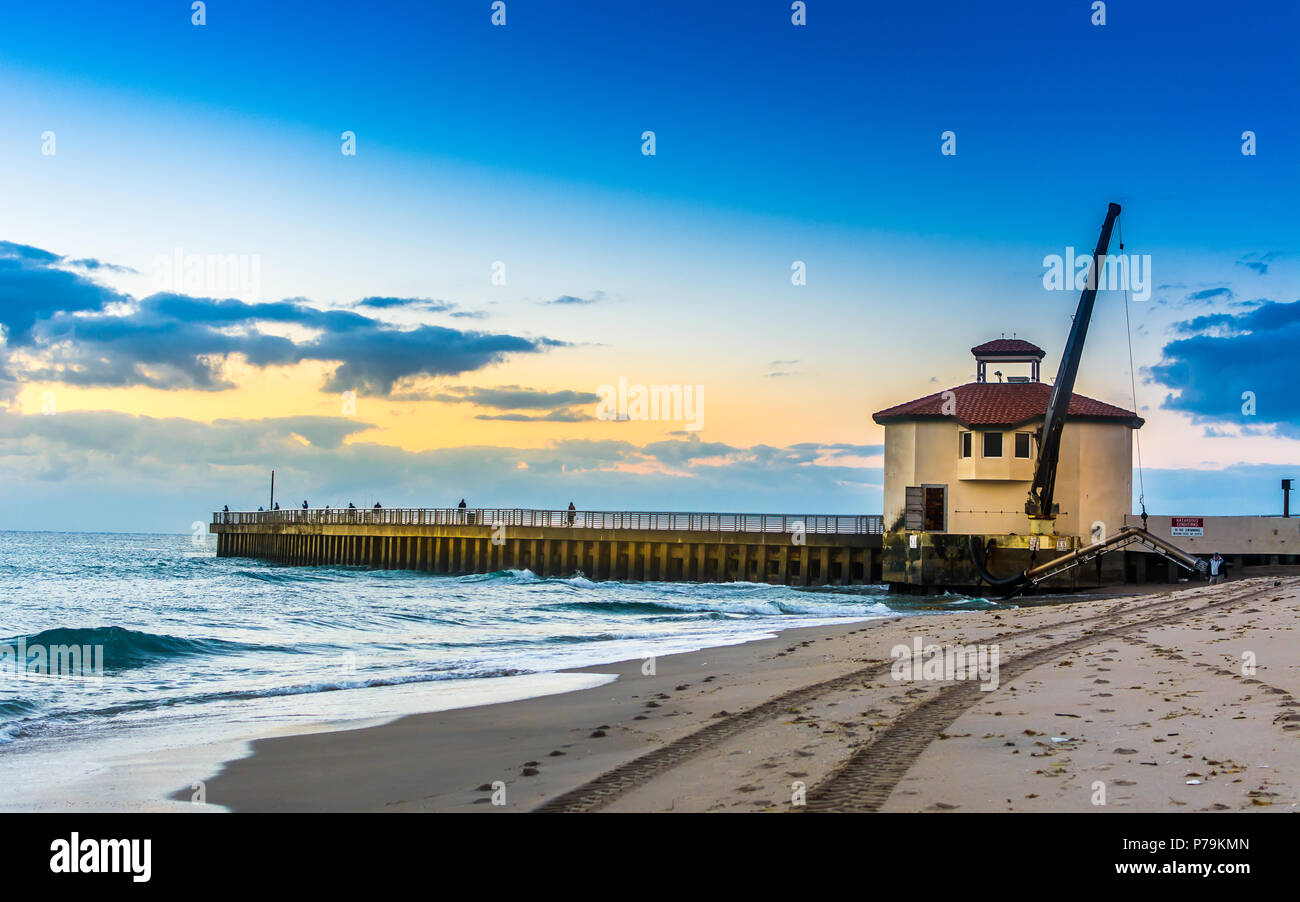 Boynton Beach inlet sunrise Stock Photo Alamy