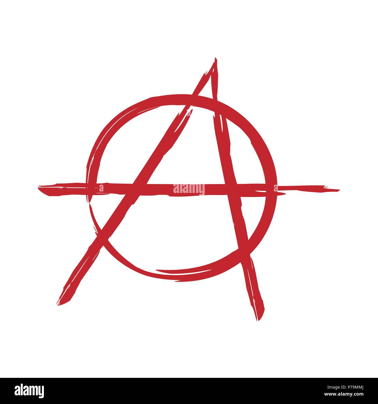 Anarchy symbol. Vector sign Stock Vector Image & Art - Alamy