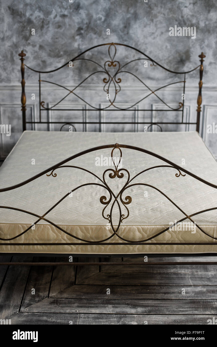 back double bed of rod, close up, vertical photo Stock Photo Alamy