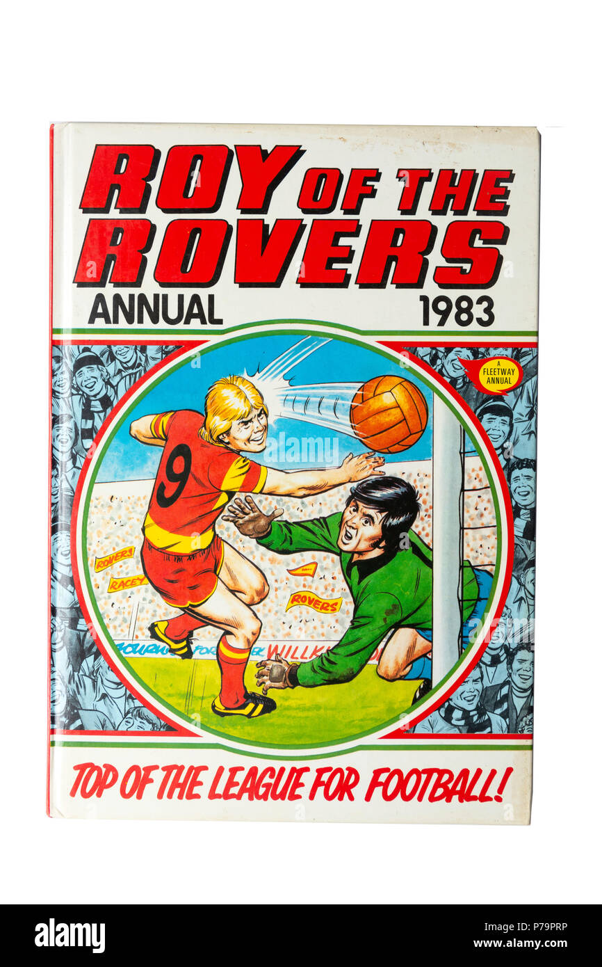 Roy of The Rovers 1983 annual, Greater London, England, United Kingdom Stock Photo
