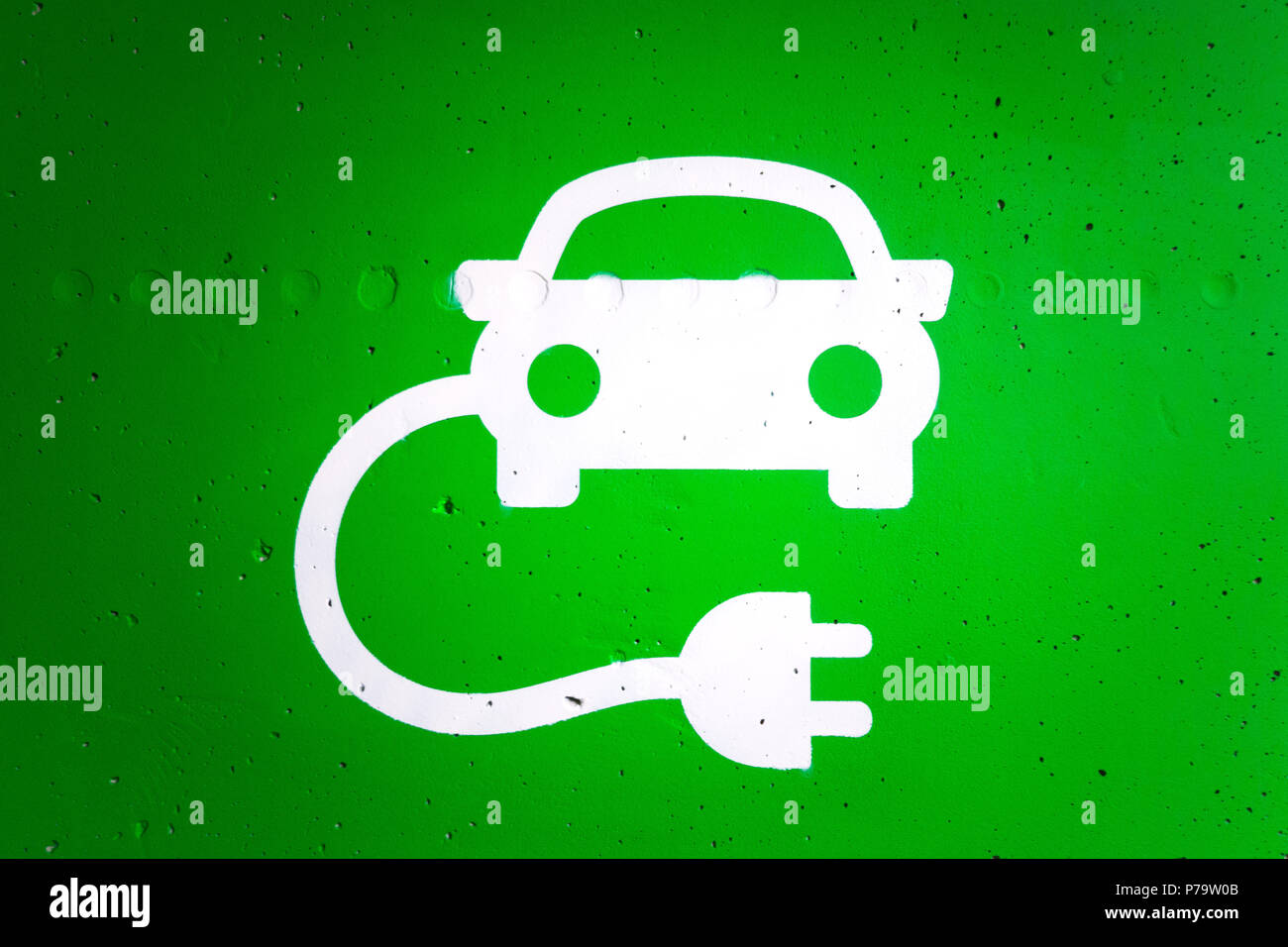Electric car symbol hires stock photography and images Alamy