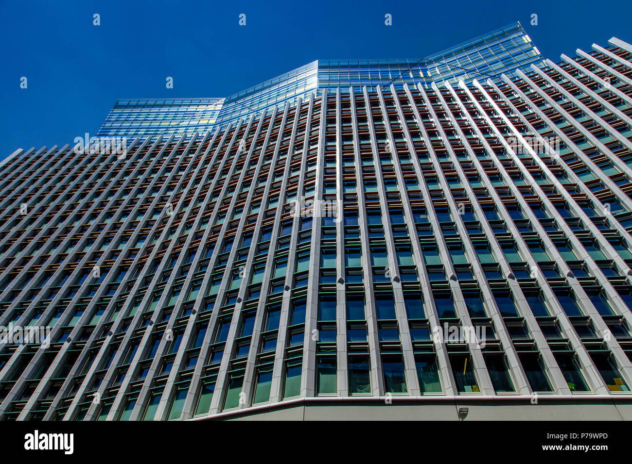 One Fen Court Building, Photographed From Street Level, London, England Stock Photo