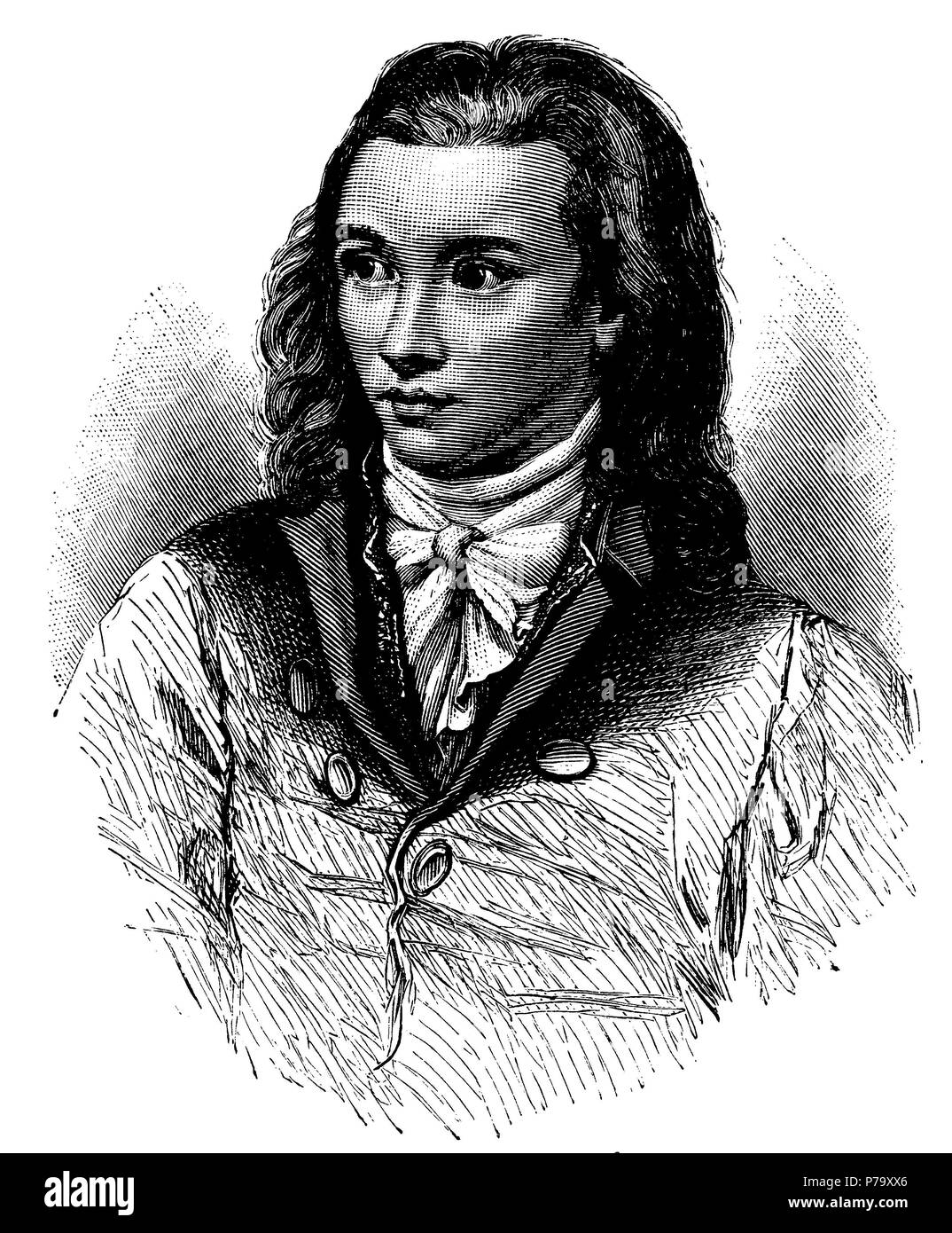 Novalis engraving hi-res stock photography and images - Alamy
