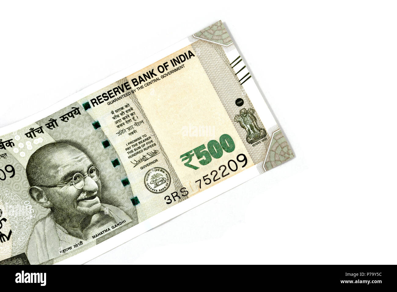 Raro Indiano Currency 500 Rupia Con 786 Numero
