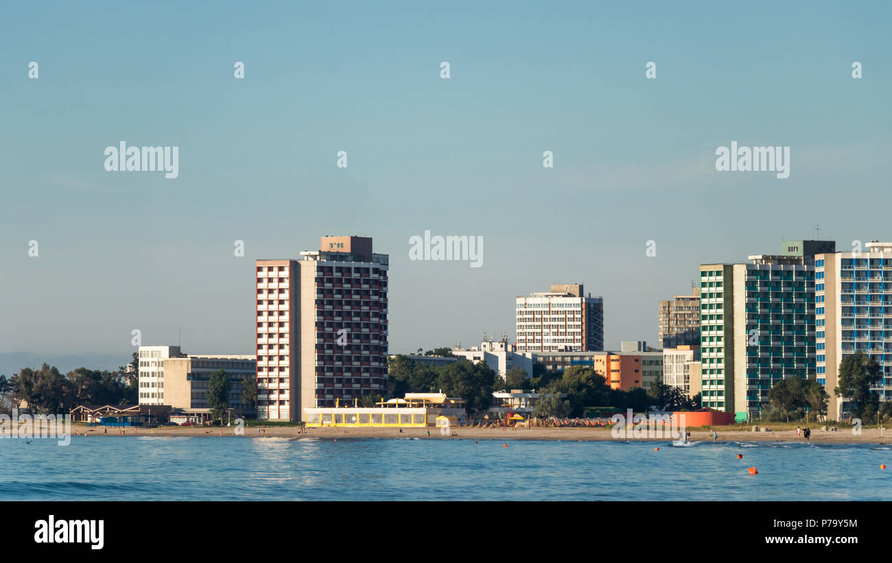 A landscape of seaside in Romania Stock Photo