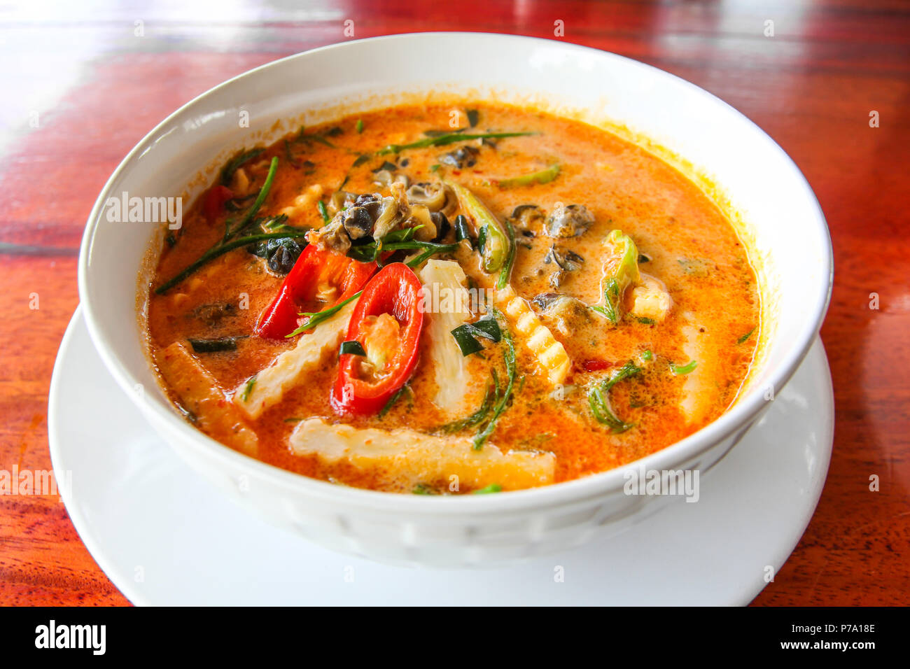 Piper sarmentosum leaves snail Curry ,Thai food Stock Photo Alamy