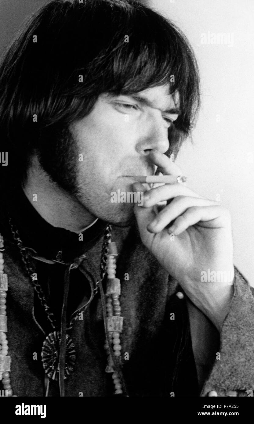 neil young, 1971 Stock Photo