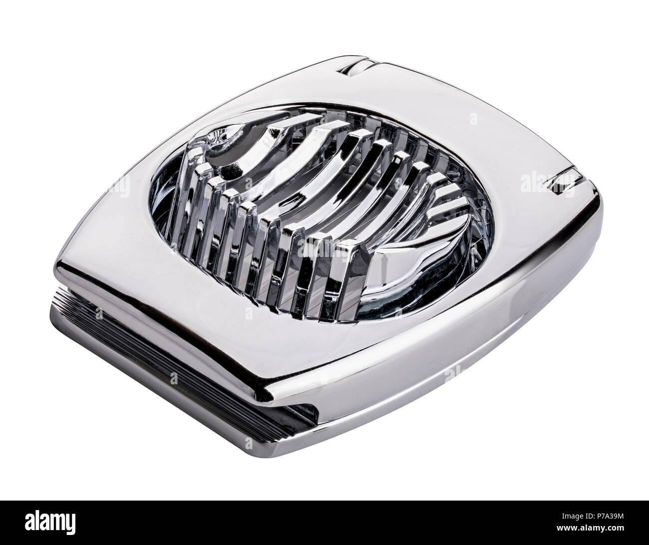 Egg-cutter isolated on white background Stock Photo