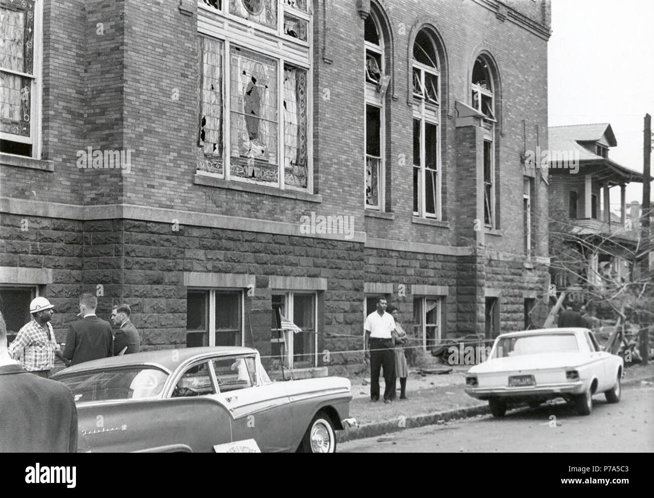 FBI Photo Of 16th Street Baptist Church In Birmingham AL After A KKK